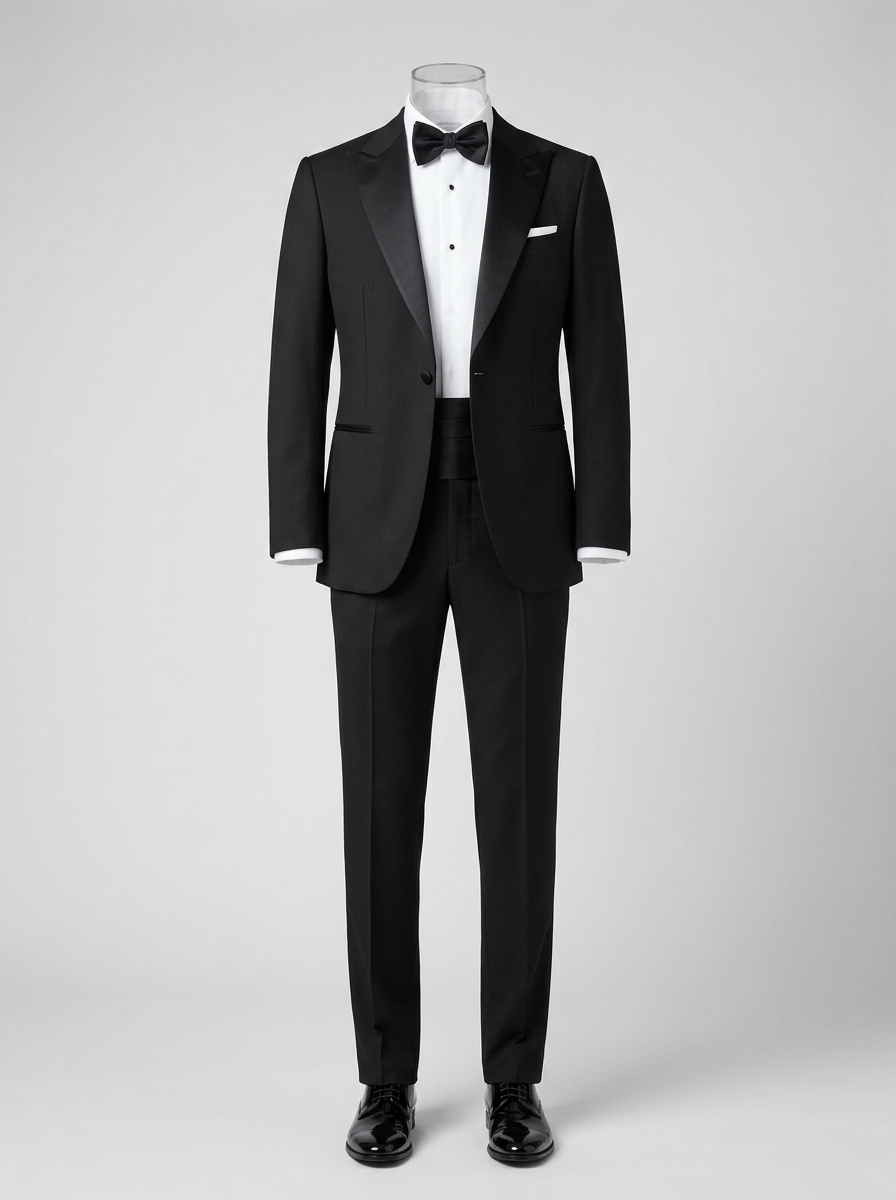 Black Tie Wool Tuxedo