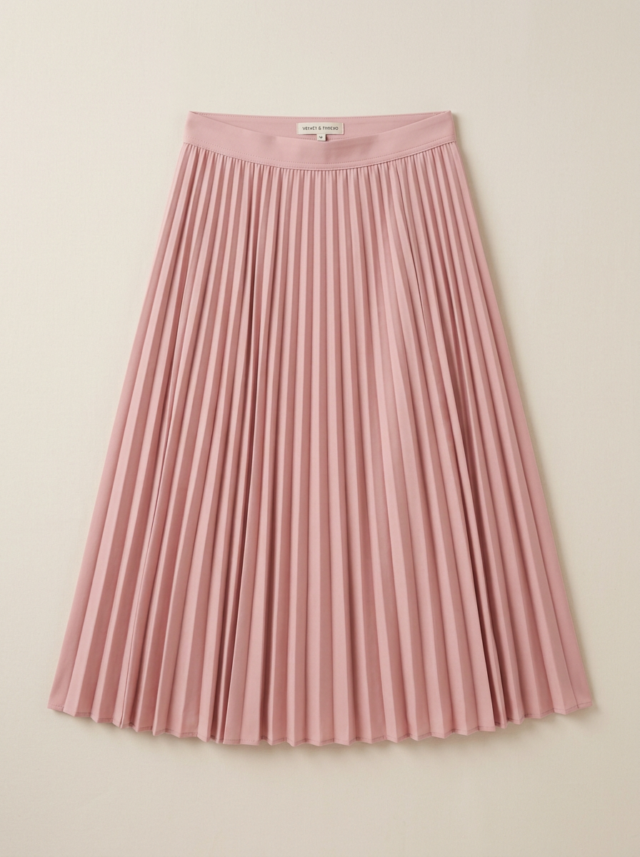 Pleated Midi Skirt